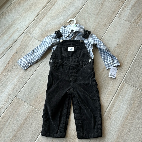 NWT carters boy romper with shirt size 18 months - Picture 2 of 7
